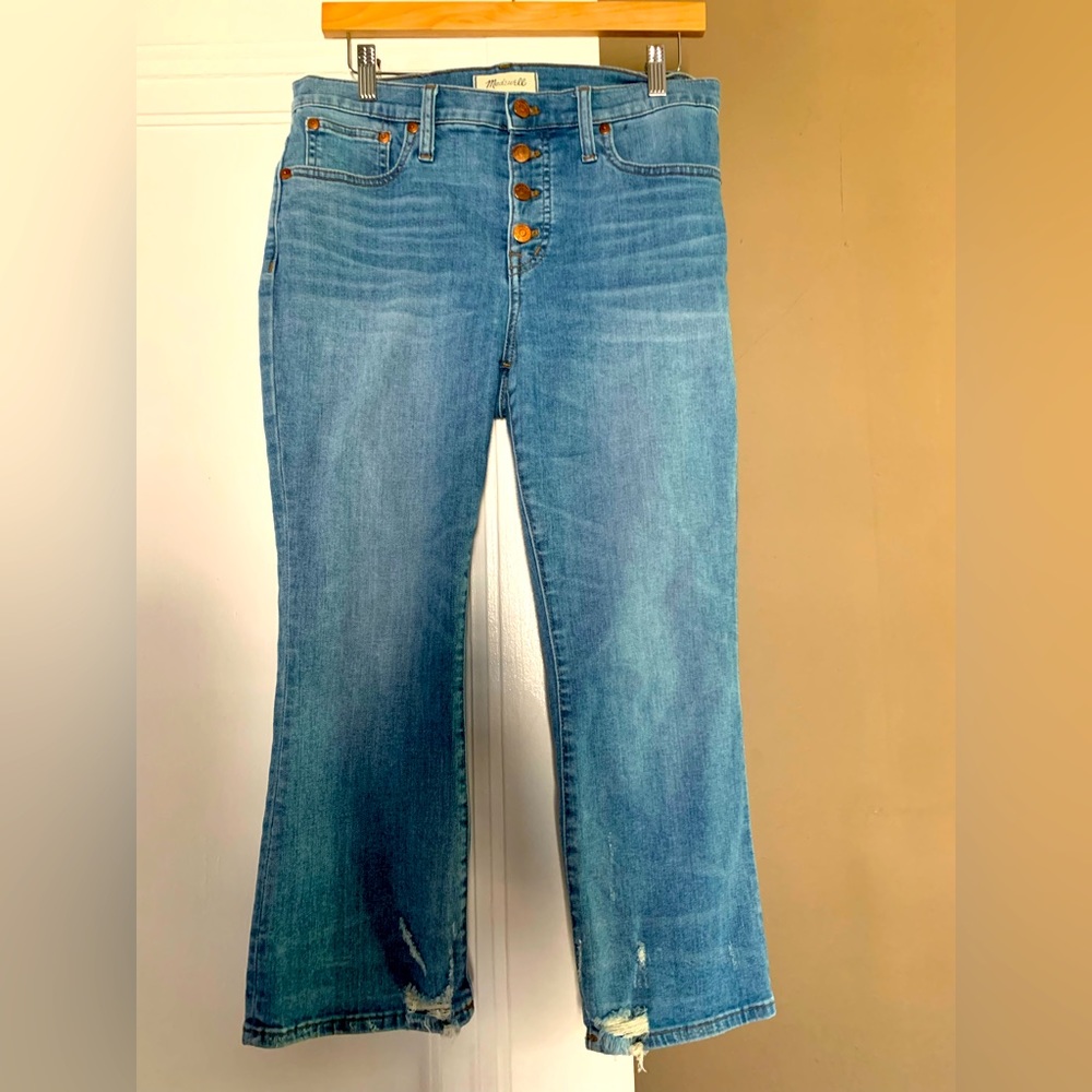 Madewell Cali Demi Boot Crop 29P EUC